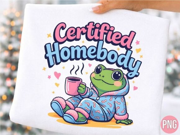Certified Homebody Cute Frog Pajamas PNG: A Practical Guide for Digital Creators