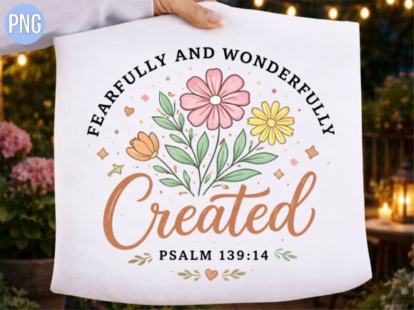 Fearfully Wonderfully Created Shirt PNG Guide