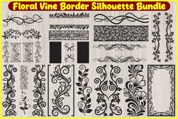 Floral Vine Border Silhouette Bundle: A Practical Guide for Designers and Crafters