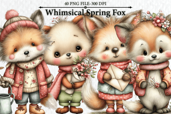 Whimsical Spring Fox Clipart: A Guide to Woodland-Themed Digital Assets